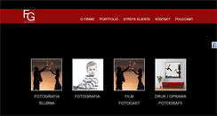 Desktop Screenshot of fg-studio.pl